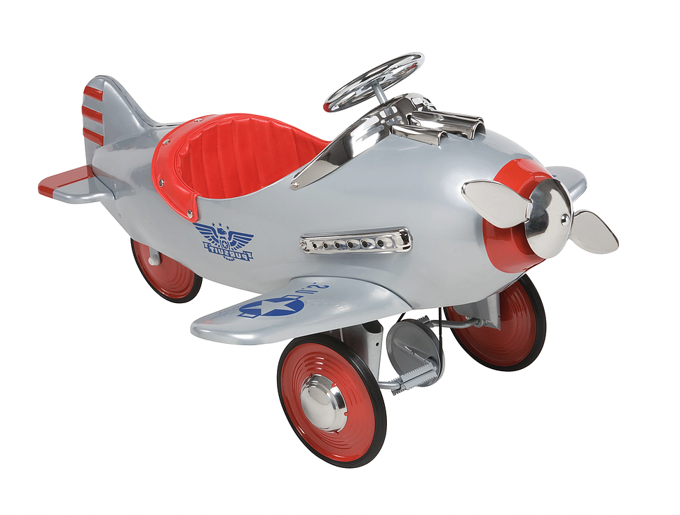 sky king airplane pedal car