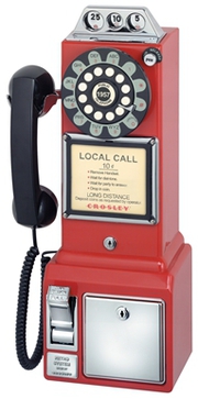 Crosley - Pay Phone - red